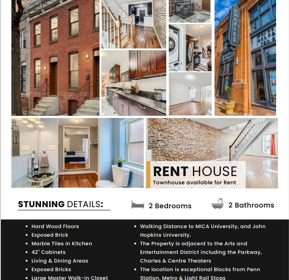 Two Bedroom Two Bathroom Townhouse Available For Sept 1st Move-In — Photo 1