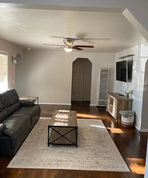 living room with furniture