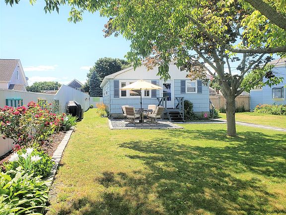 patio and front yard