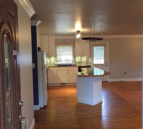 Entering from front door