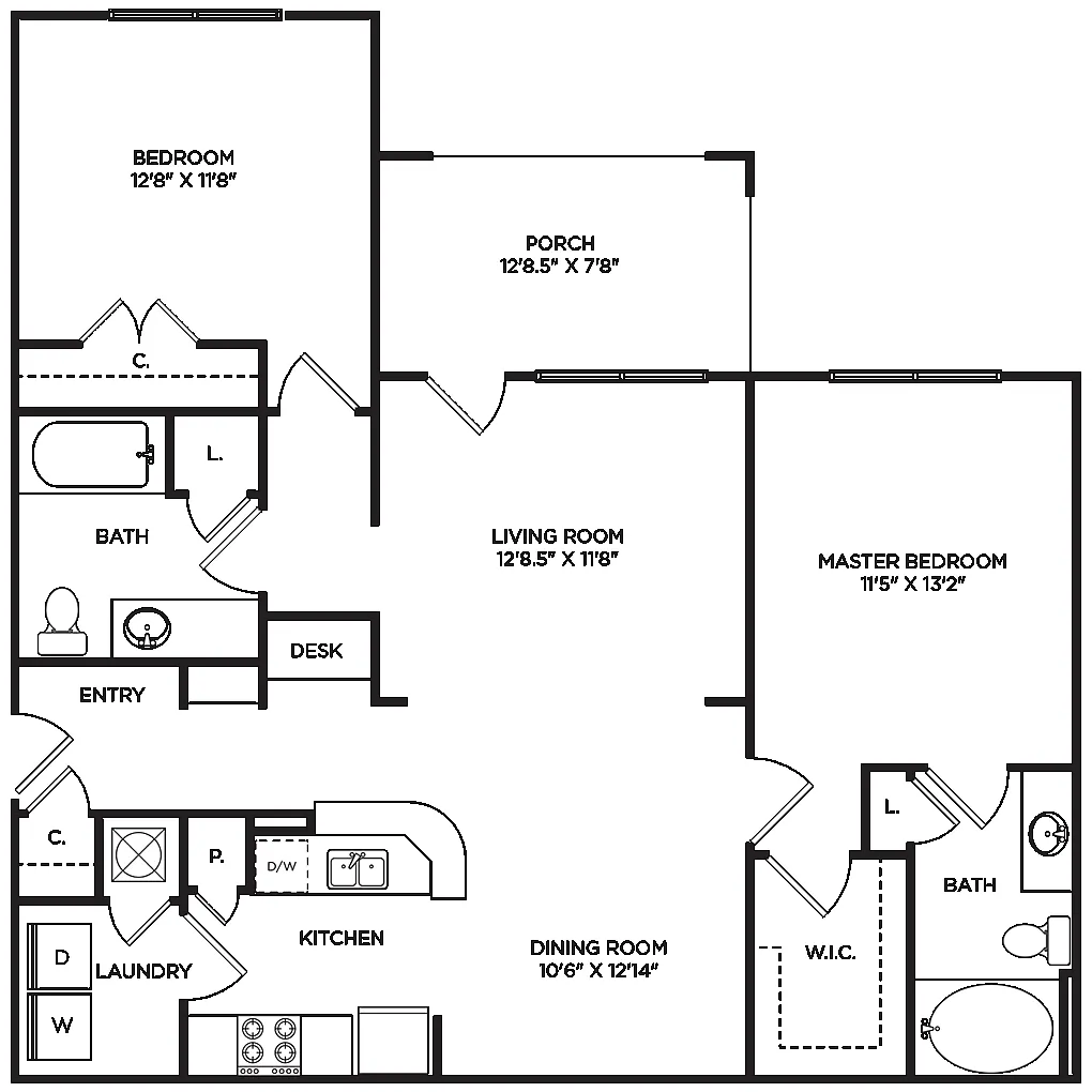 Floor plan B1R