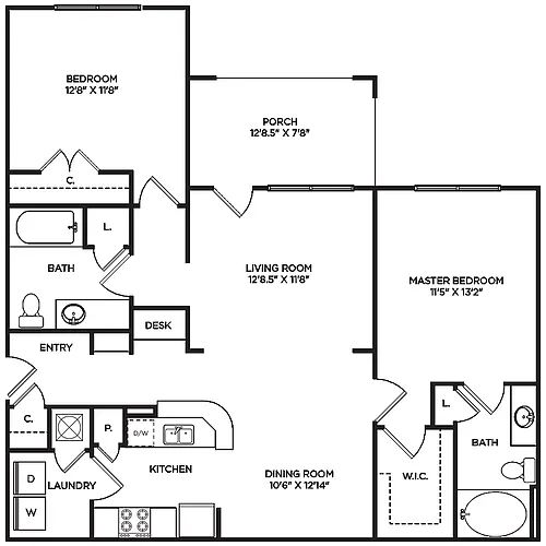 Floor plan B1R