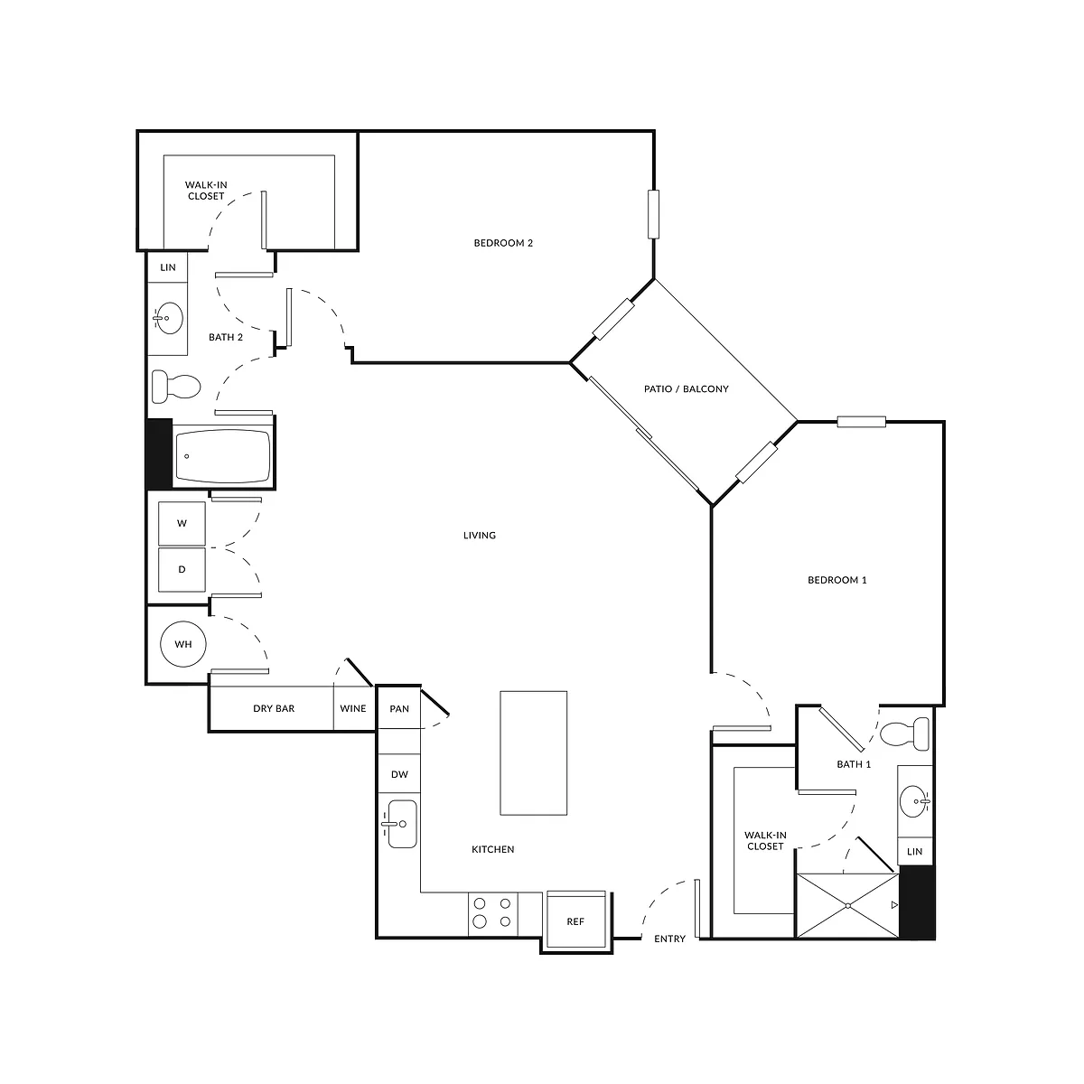 Floor plan B3