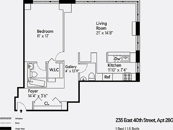 235 E 40th St #28G — Photo 16