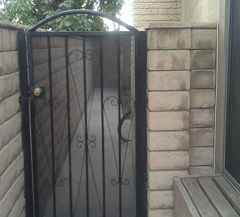 Gate to backyard