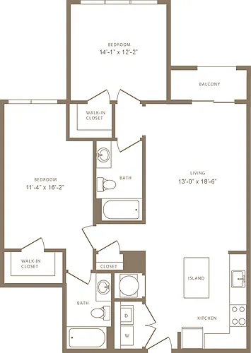 Floor plan B111