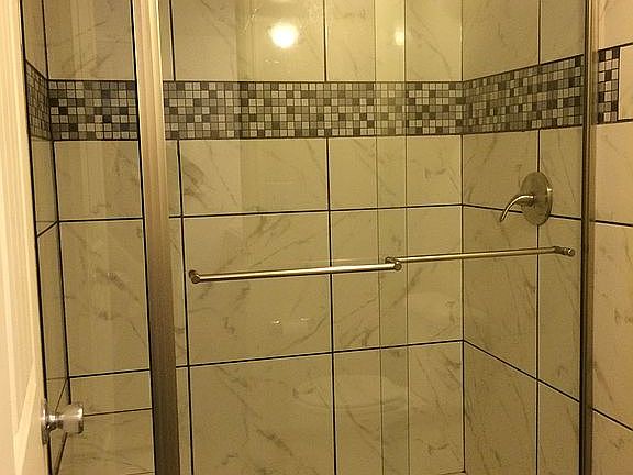 Master shower