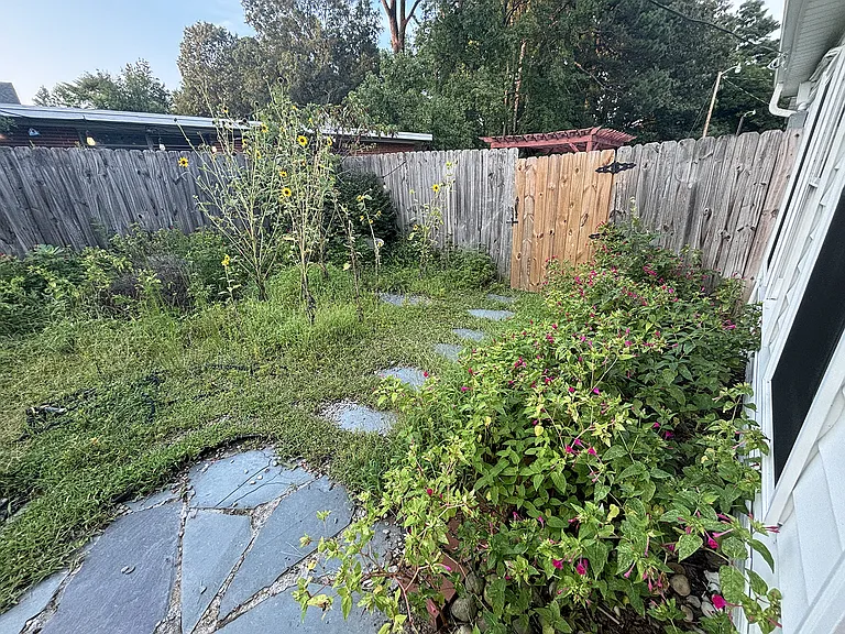 Enclosed private garden