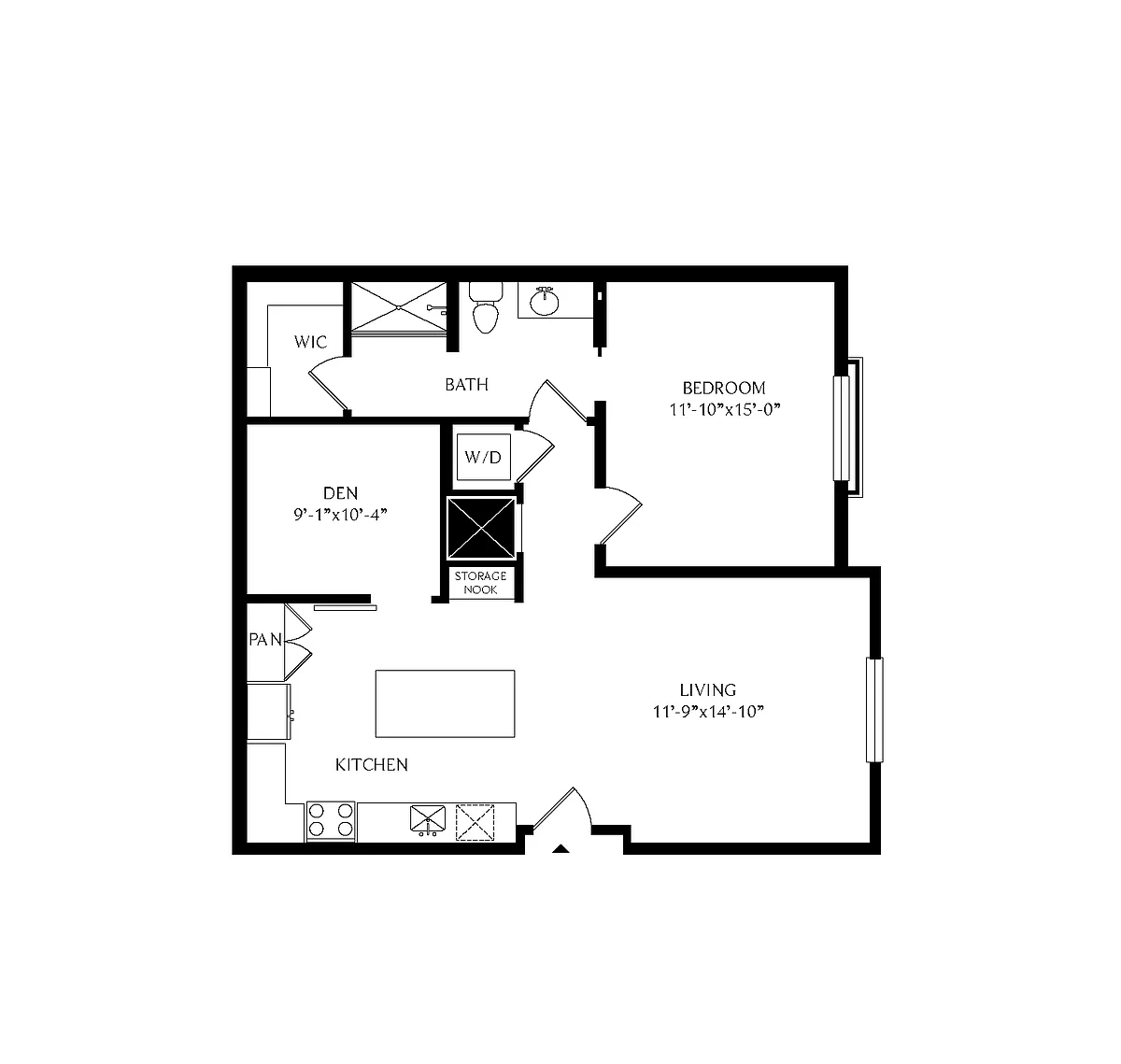 Floor plan 1G1