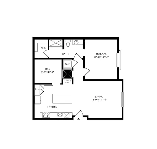 Floor plan 1G1