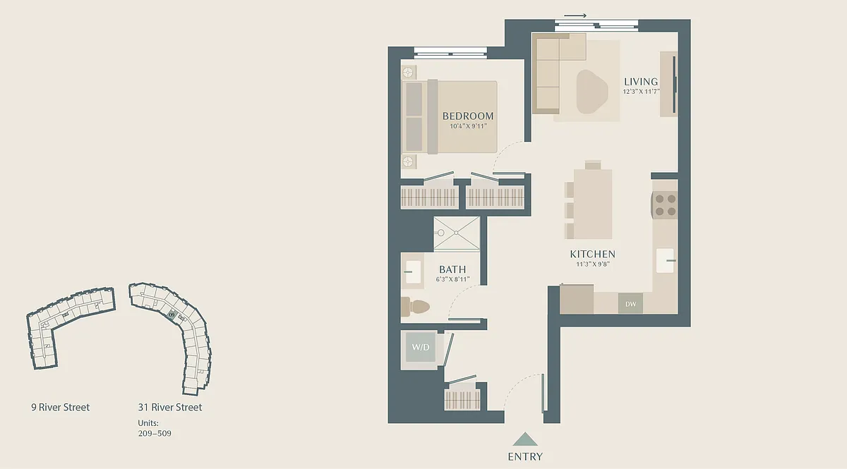 Floor plan Sestina