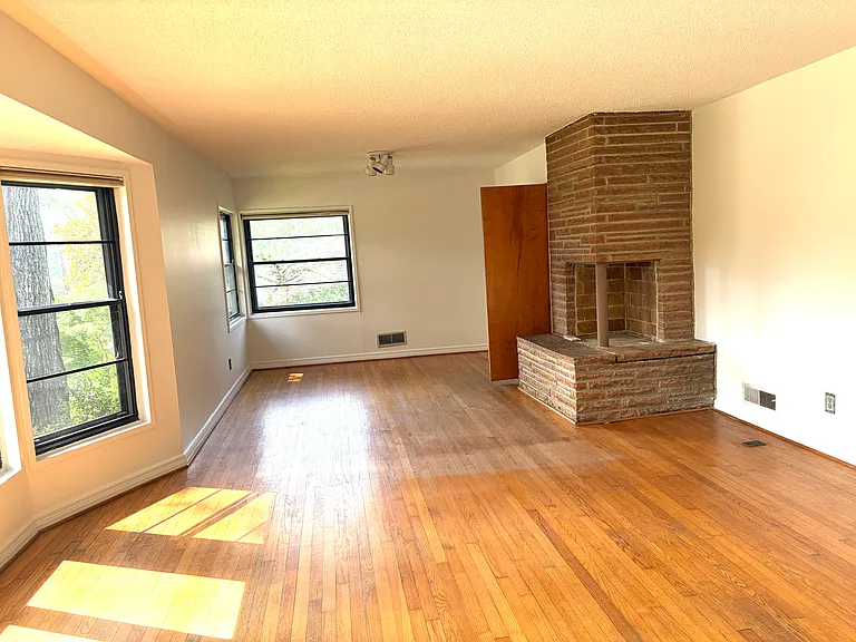 fireplace in living room