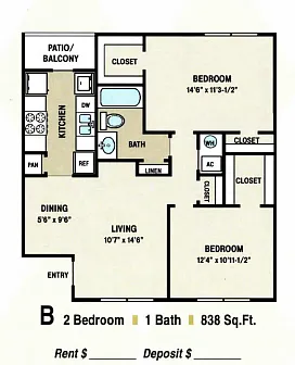 Floor plan 2X1