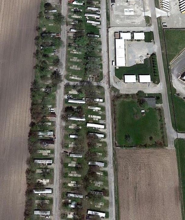 Aerial image of Lakeland Estates.  This is not a current photo as occupancy is not lower.