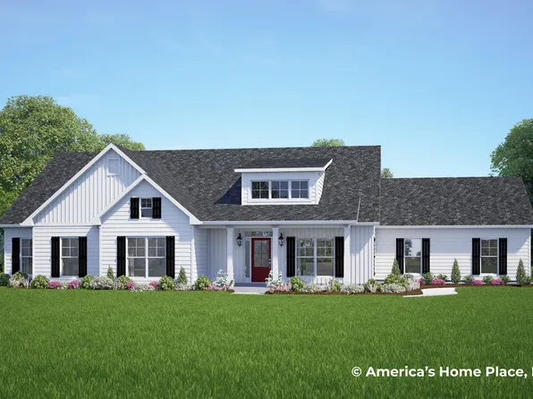 Dawson A Modern Farmhouse Plan, Katy, TX: Build On Your Lot