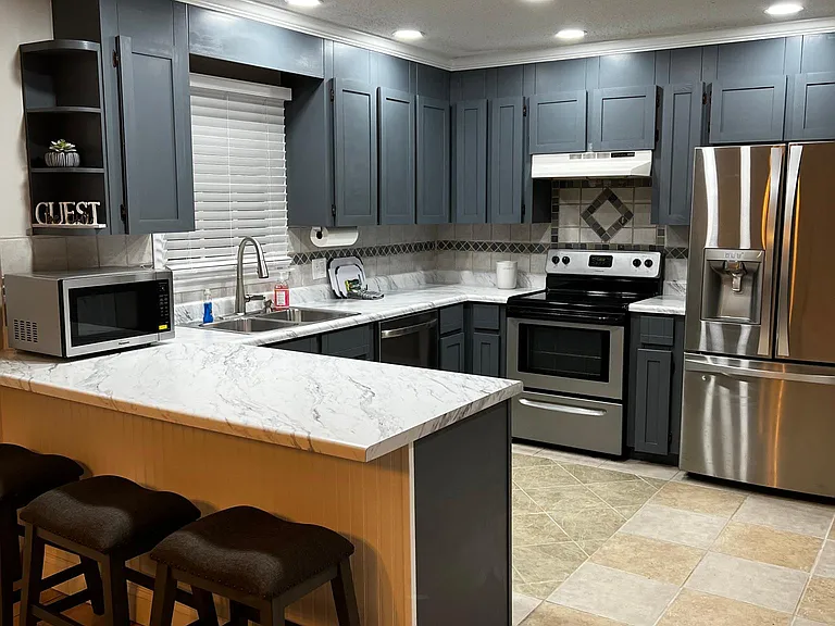 freshly updated kitchen
