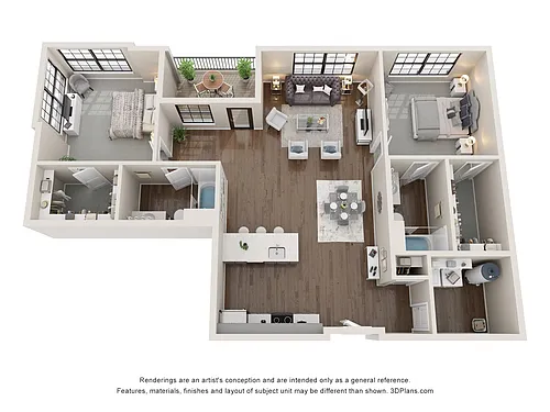 Floor plan The Grande Jatte