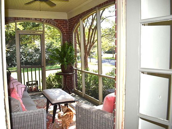 screen porch off living room