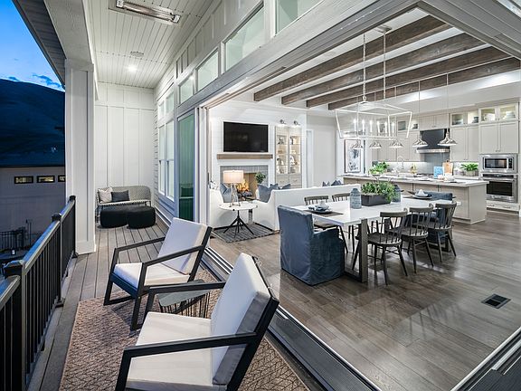 Stunning multi-slide glass doors that brings living outdoors