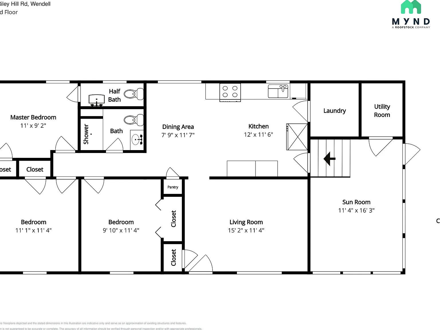 3 bed, 1.5 bath, 1050 sqft, $1,605 — Photo 4