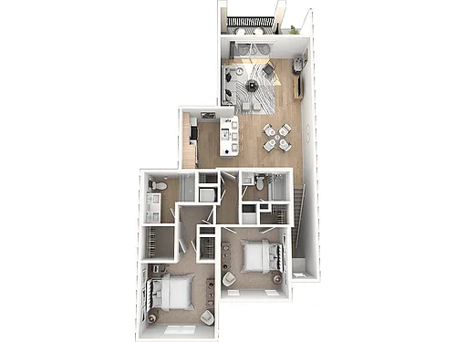 Floor plan The Siena (Attached Garages Available)