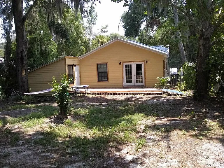 Large back yard