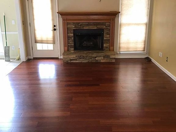 Wood or gas fireplace.