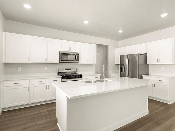 The Logan floorplan interior image taken at a Meritage Homes Community in Grantsville, UT.