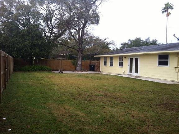Fenced yard