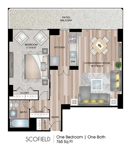 Floor plan Scofield