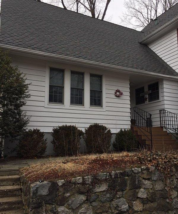 Apartment from outside with separate entrance.