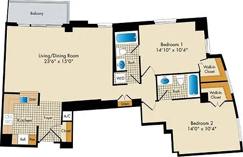 Floor plan Woodmont