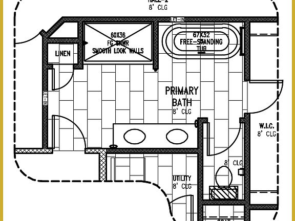 Lincoln Custom Option Primary Bath Freestanding Tub