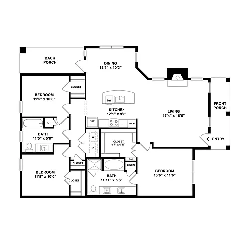 Floor plan B1