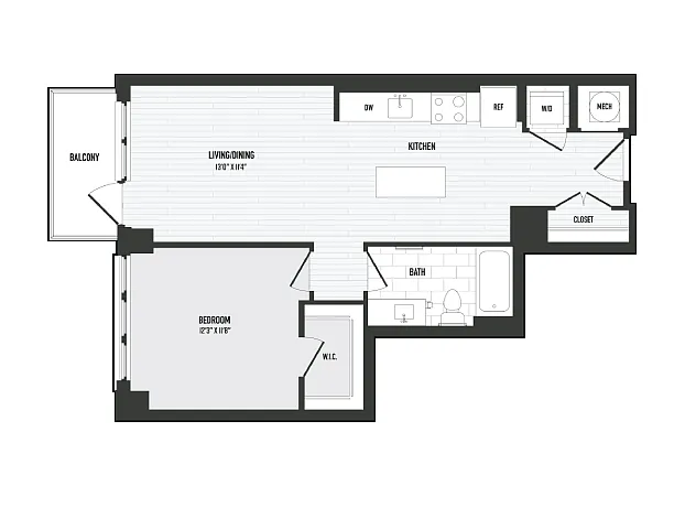 Floor plan A15A - Coda