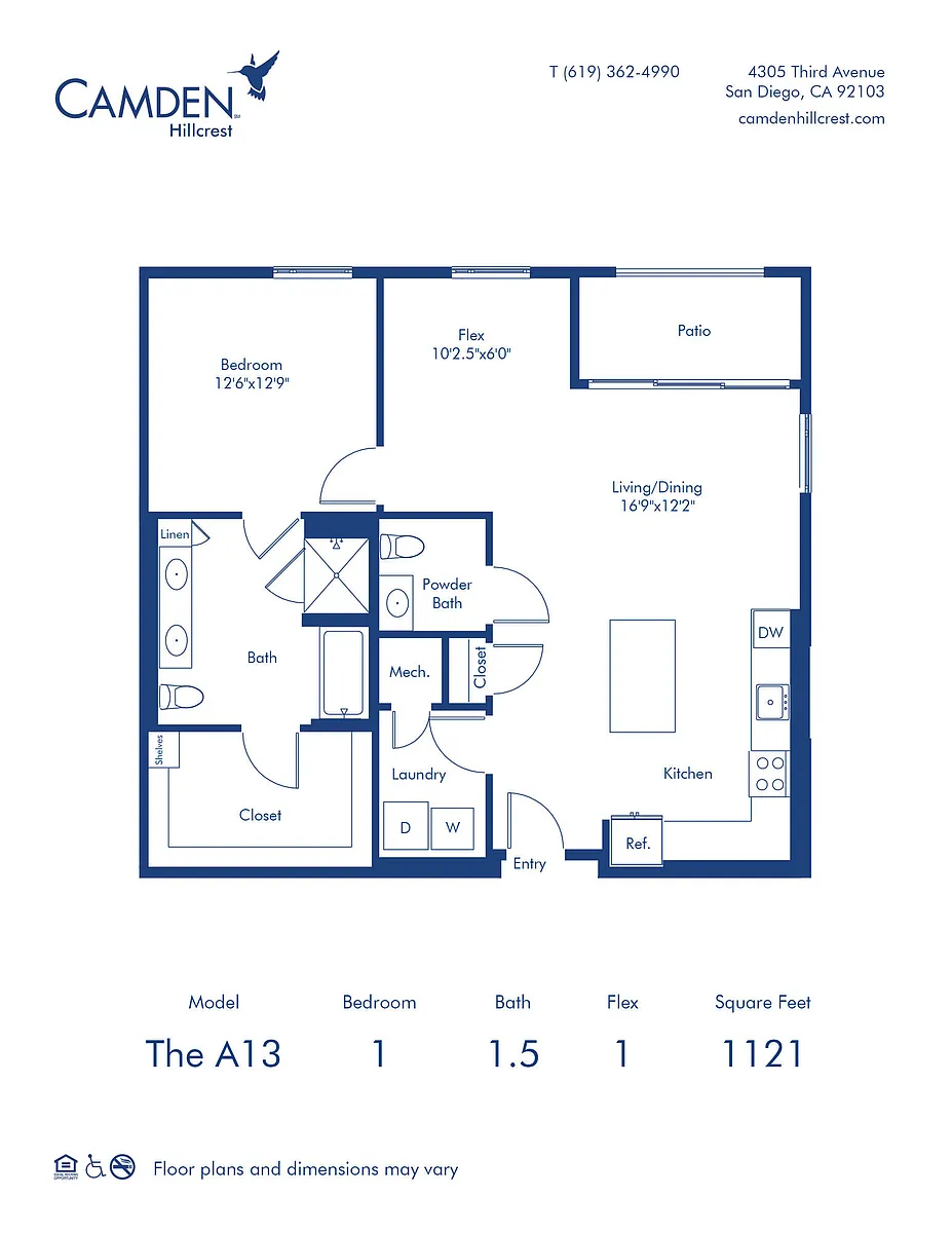 Floor plan The A13