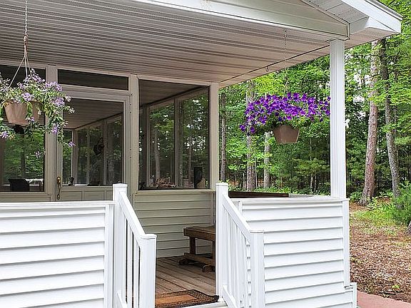 Entrance to porch