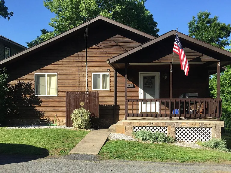 front of the house