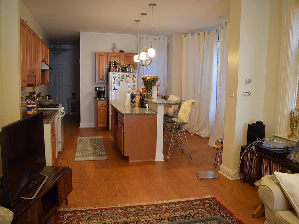 Kitchen as viewed from the living room