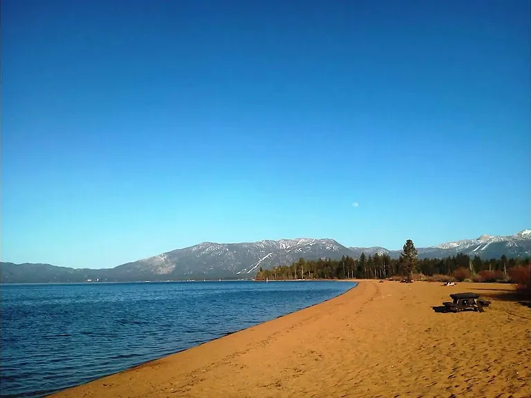Nevada day use state beach 10 min drive down the hill.