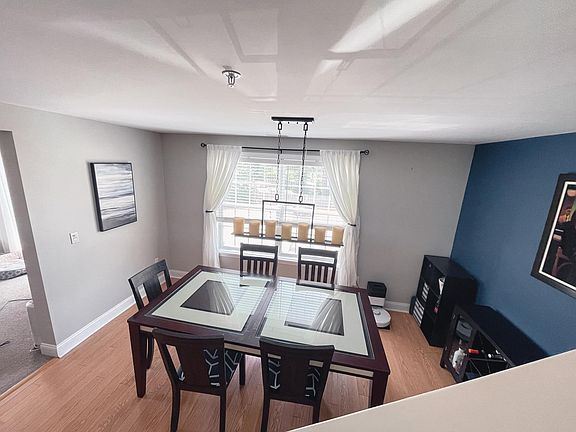 View of dining room from stairs