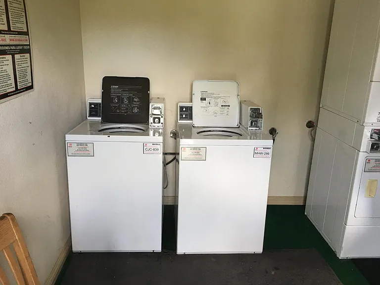 Shared laundry, just steps away from the cottage