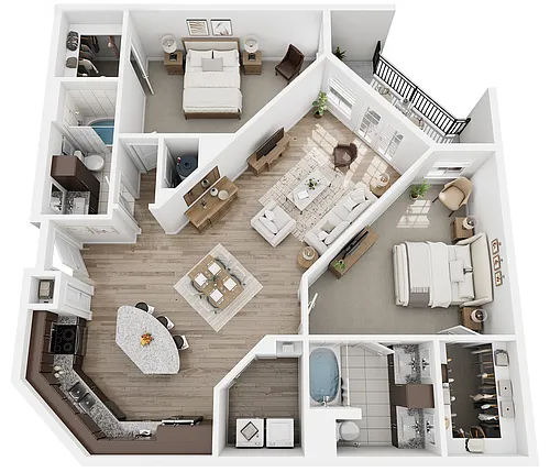 Floor plan B3