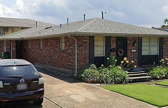 Side of House with View of Entrance to Back Apartment for Rent * 1243 Carrollton Avenue