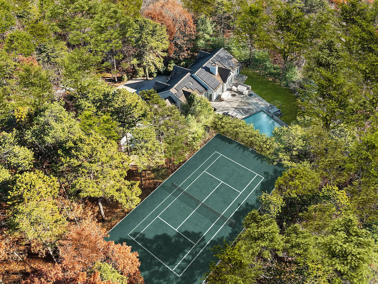 Wainscott Privacy 5 Bedrooms with Tennis — Photo 3