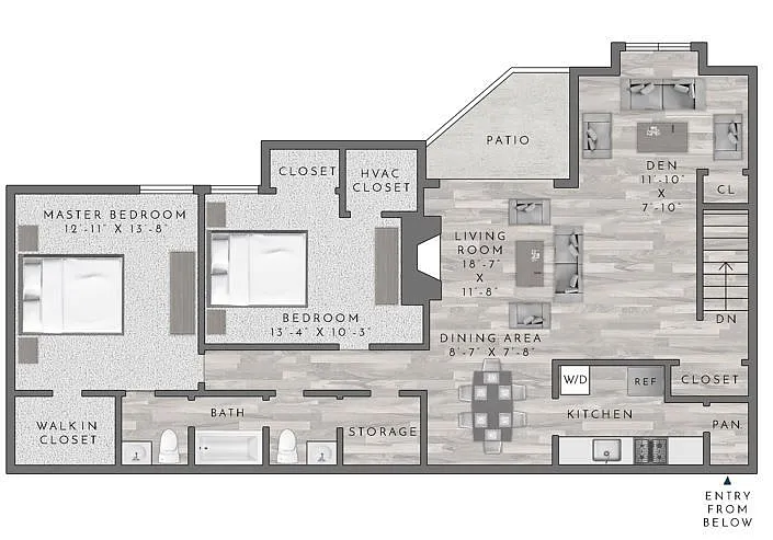 Floor plan B2-2X25H