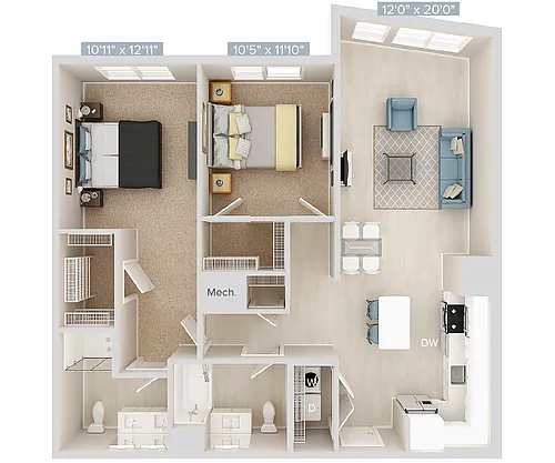 Floor plan BM09-1107