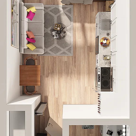 Legacy North- S1AU1 Floorplan Legacy North- S1AU1 Floorplan