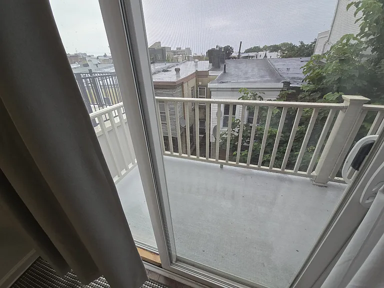 Balcony with outside view
