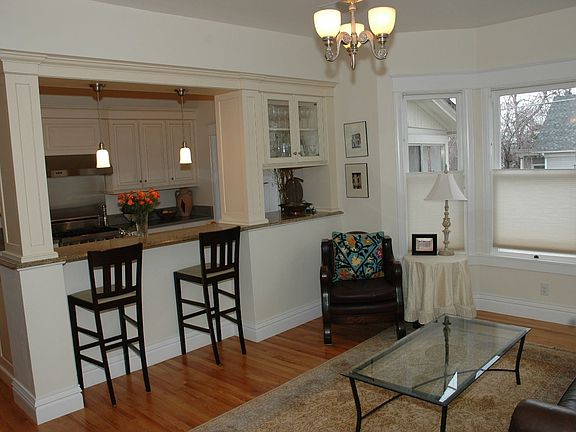 Family Room with Bay Window